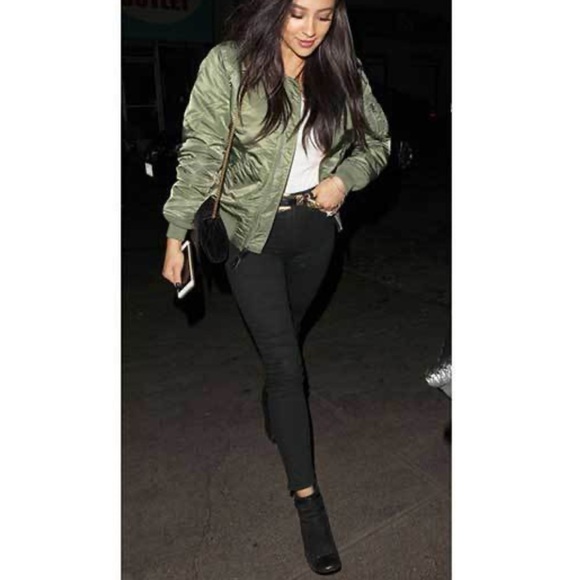 ❤️Sincerely Jules olive green bomber jacket XS - Picture 9 of 11